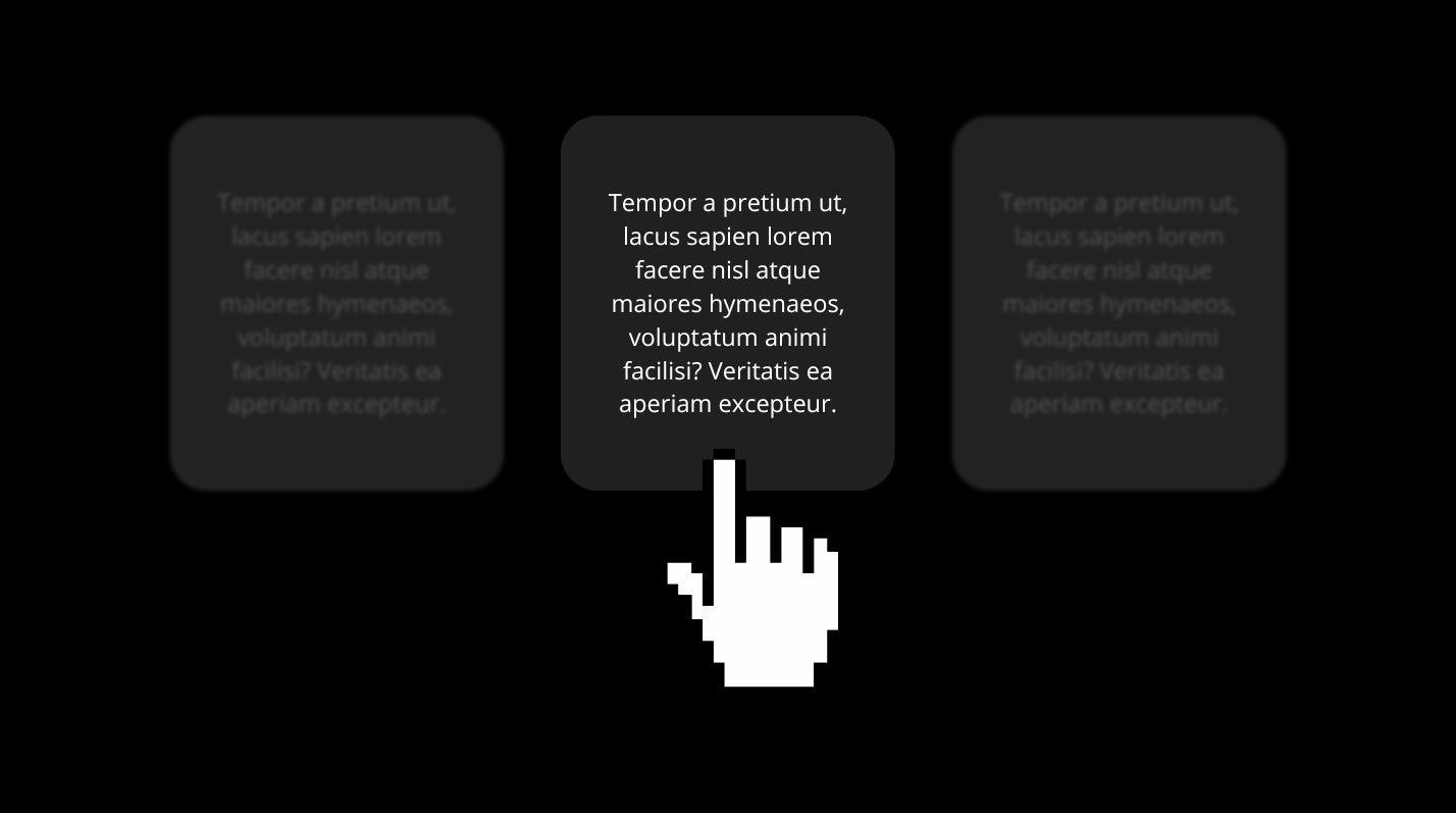 Block.98 – Selective Blurry Hover